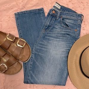 Madewell Jeans kick out crop